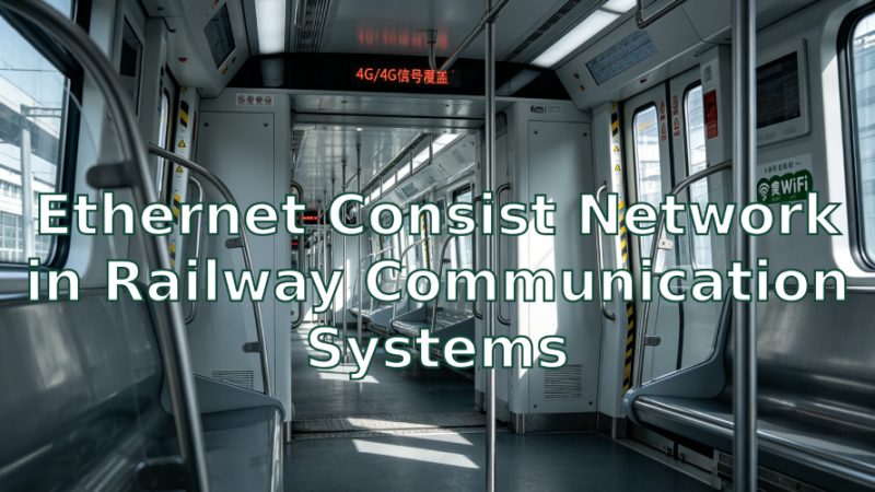 What Is ECN in Railways? Ethernet Consist Network Overview