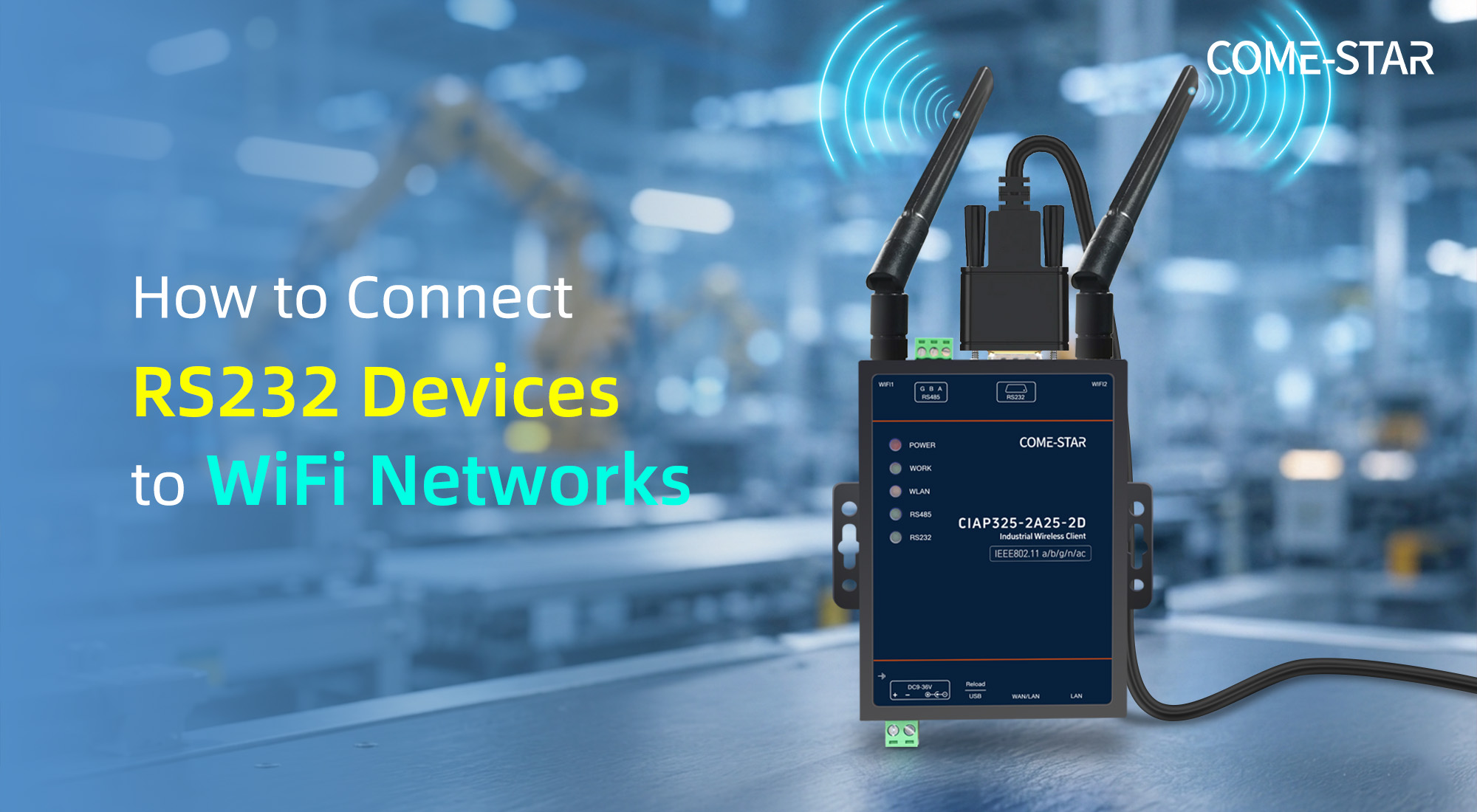 Read more about the article How to Connect RS232 Devices to WiFi Networks